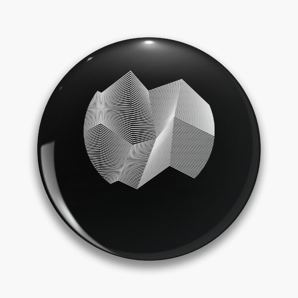 Item preview, Day Gift Geometric Abstract Futuristic Black And White 59 Graphic For Fan designed and sold by Brycefay.