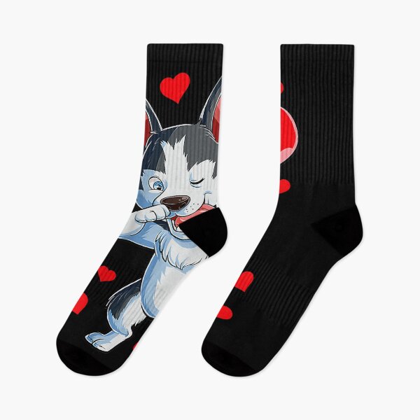 Item preview, Dabbing Siberian Husky Heart Valentines Day Love Dog designed and sold by PerkinsAarav.
