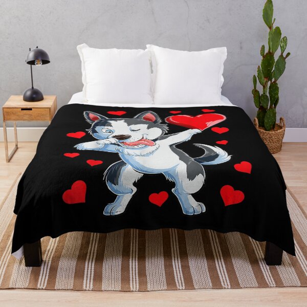 Item preview, Dabbing Siberian Husky Heart Valentines Day Love Dog designed and sold by PerkinsAarav.