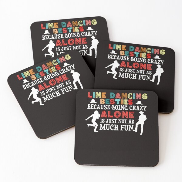Item preview, Line Dancing Besties Line Dancer Country Dance Western Music designed and sold by TomGiantDesigns.