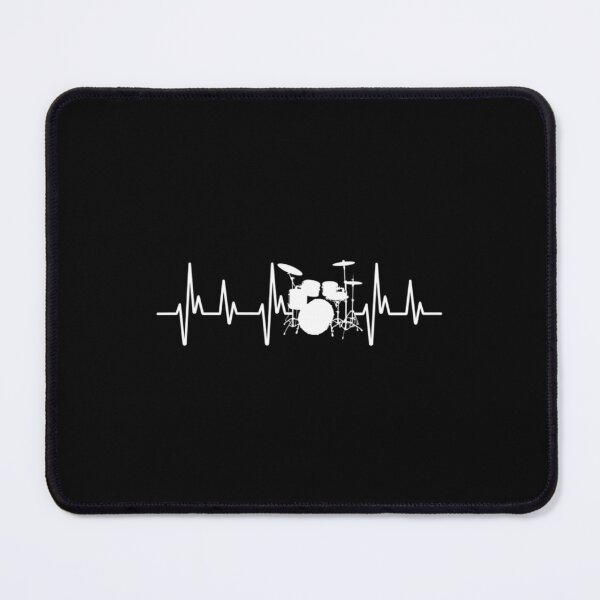 Item preview, Motif For Heartbeat Drummers Drums Ekg designed and sold by Laster Espinosa.