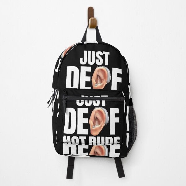 Item preview, Just Deaf Not Rude Hearing Disability Deaf Awareness Month designed and sold by GravitiTees.