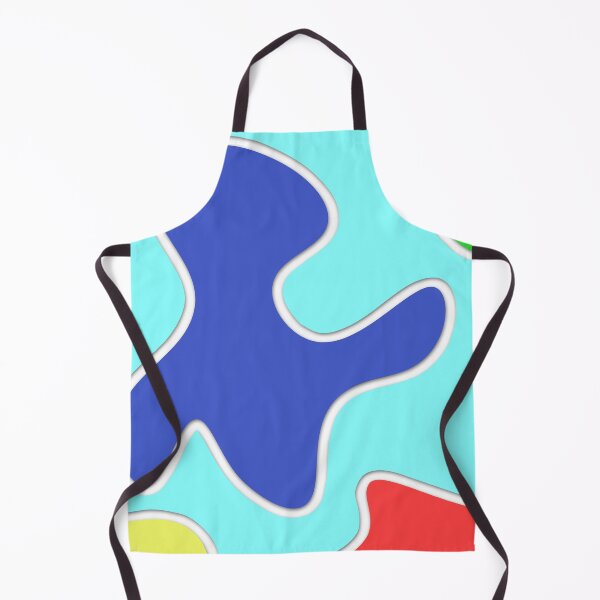 Item preview, Colorful abstract rainbow wiggly wavy shapes cutout graphics 01 designed and sold by James-Cole.