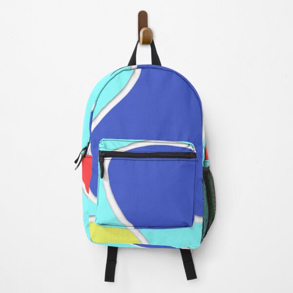 Item preview, Colorful abstract rainbow wiggly wavy shapes cutout graphics 01 designed and sold by James-Cole.