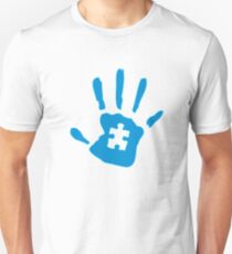 Autism hand autism awareness Unisex T-Shirt