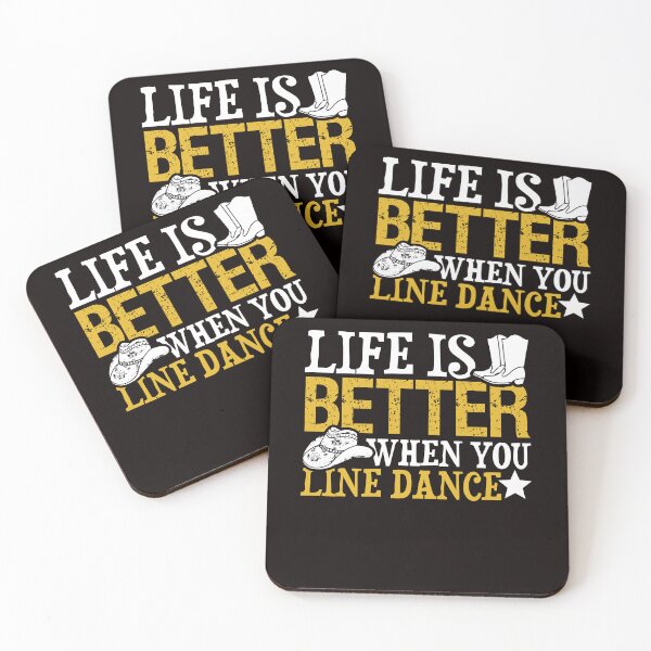 Item preview, Life Better When You Line Dance Dancer Country Music Western designed and sold by TomGiantDesigns.