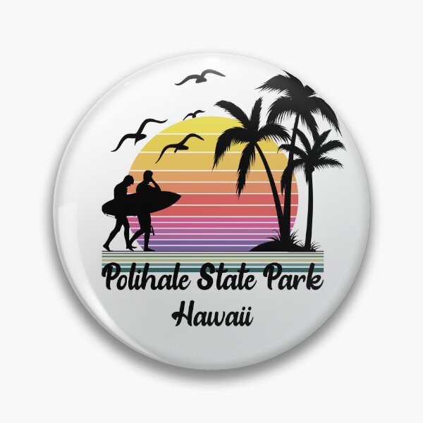 Item preview, Polihale State Park Hawaii Seaside Retro Sunset designed and sold by mountainadora.