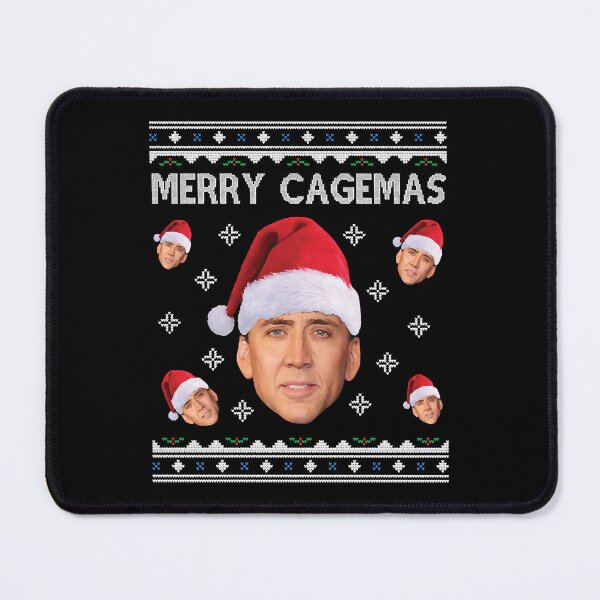 Item preview, Merry Cagemas Christmas Nicolas Cage Knit  designed and sold by JamesBryan3529.