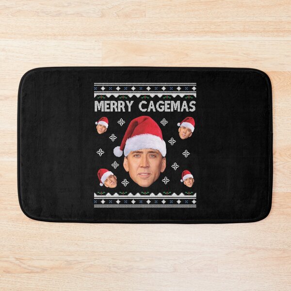 Item preview, Merry Cagemas Christmas Nicolas Cage Knit  designed and sold by JamesBryan3529.