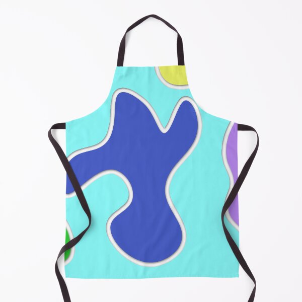 Item preview, Colorful abstract rainbow wiggly wavy shapes cutout graphics 02 designed and sold by James-Cole.