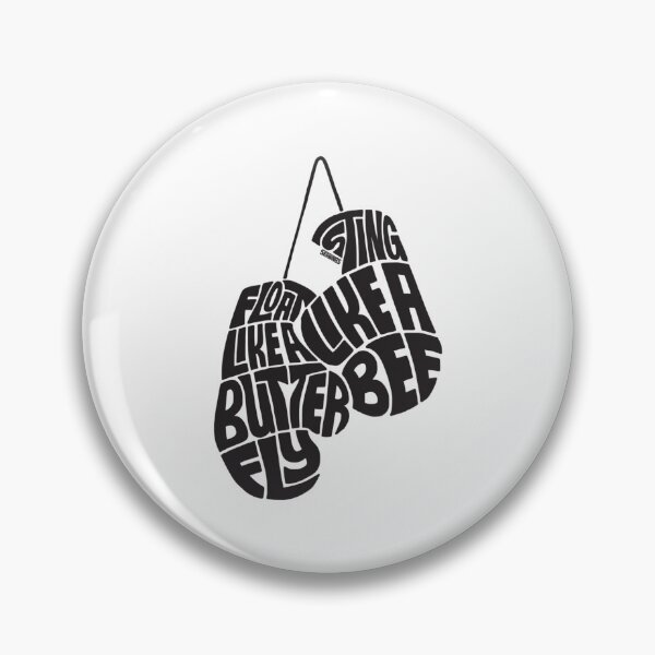 Item preview, Float Like A Butterfly Sting Like a Bee Black designed and sold by KelvinKapumbu.