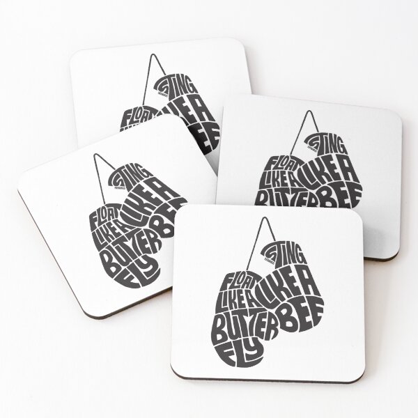 Item preview, Float Like A Butterfly Sting Like a Bee Black designed and sold by KelvinKapumbu.