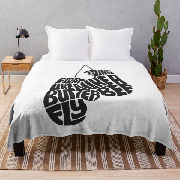 Item preview, Float Like A Butterfly Sting Like a Bee Black designed and sold by KelvinKapumbu.