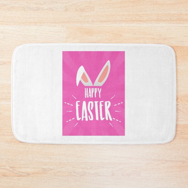 Item preview, pink square with bunny ear for easter designed and sold by JAG2B.