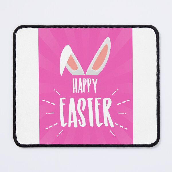 Item preview, pink square with bunny ear for easter designed and sold by JAG2B.