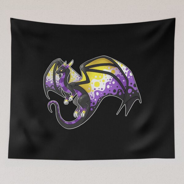 Item preview, Nonbinary Dragon Friend . classique designed and sold by fieroiqfarel.