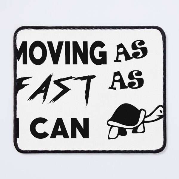 Item preview, Funny Bumper Stickers - Moving as Fast as I Can designed and sold by mdgrabbi.