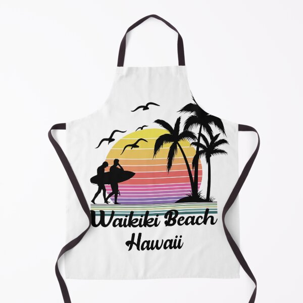 Item preview, Waikiki Hawaii Seaside Retro Sunset designed and sold by mountainadora.