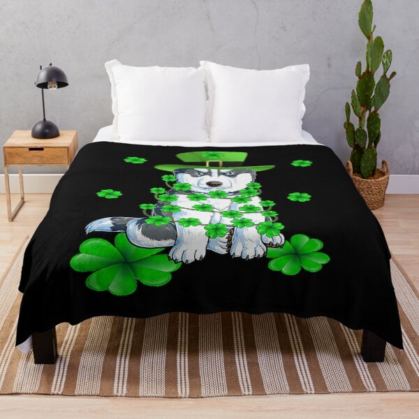 Item preview, Dabbing Siberian Husky St Patricks Day designed and sold by PerkinsAarav.