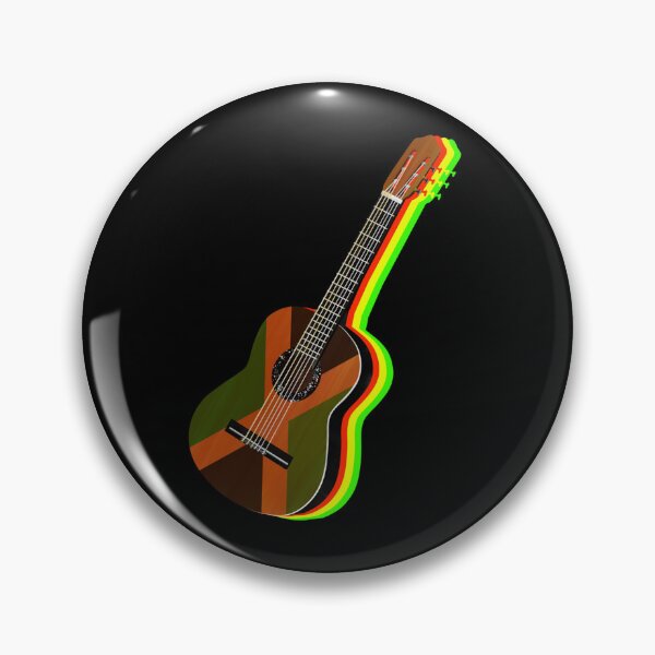 Item preview, Rastafarian Guitar Sticker designed and sold by desireeowe.