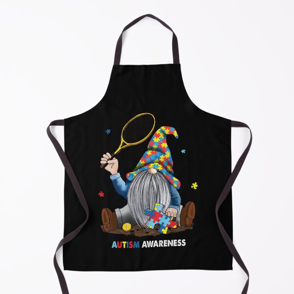 Item preview, Best Autism Awareness Tennis Gnome Puzzle Ribbon Disability Sport Lover designed and sold by adsmod.