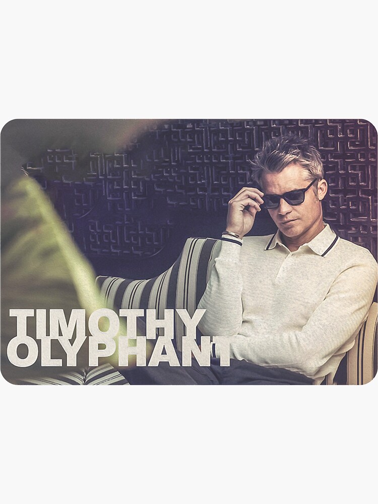 Timothy Olyphant Portrait Session Sticker By Devlinthomasina Redbubble