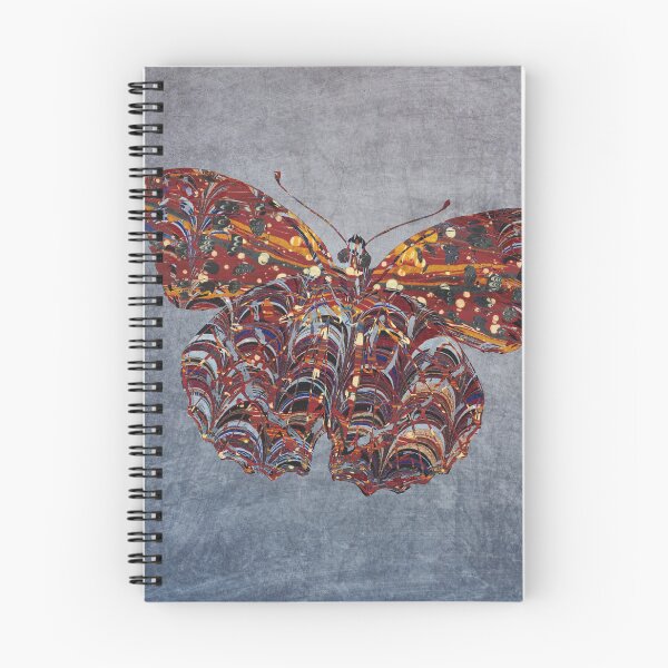 Item preview, Vintage marbled paper butterfly collage designed and sold by WesternExposure.