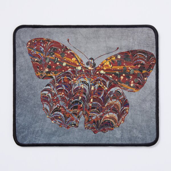 Item preview, Vintage marbled paper butterfly collage designed and sold by WesternExposure.