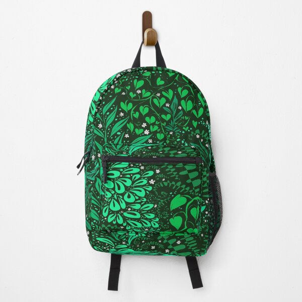 Item preview, Lush Green Greenery Plant Pattern on Dark Background designed and sold by DilatorySloth.