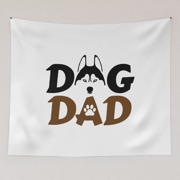 Item preview, Dog Dad Husky Lovers Funny Huskies designed and sold by PerkinsAarav.