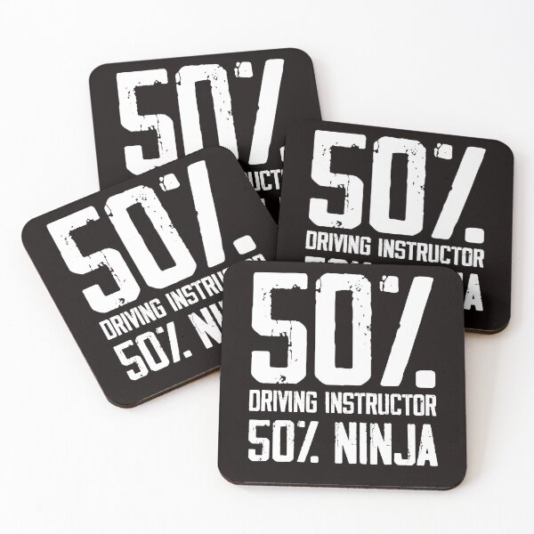 Item preview, Driving Instructor Ninja Novice Driver School Teacher Lesson designed and sold by TomGiantDesigns.