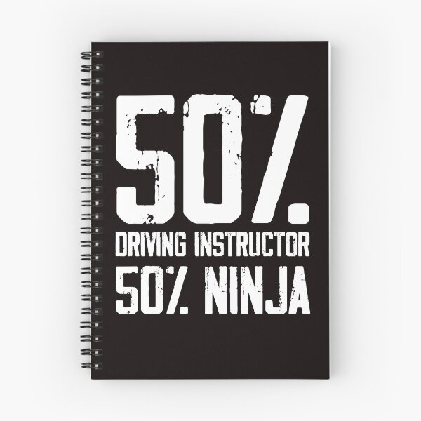 Item preview, Driving Instructor Ninja Novice Driver School Teacher Lesson designed and sold by TomGiantDesigns.