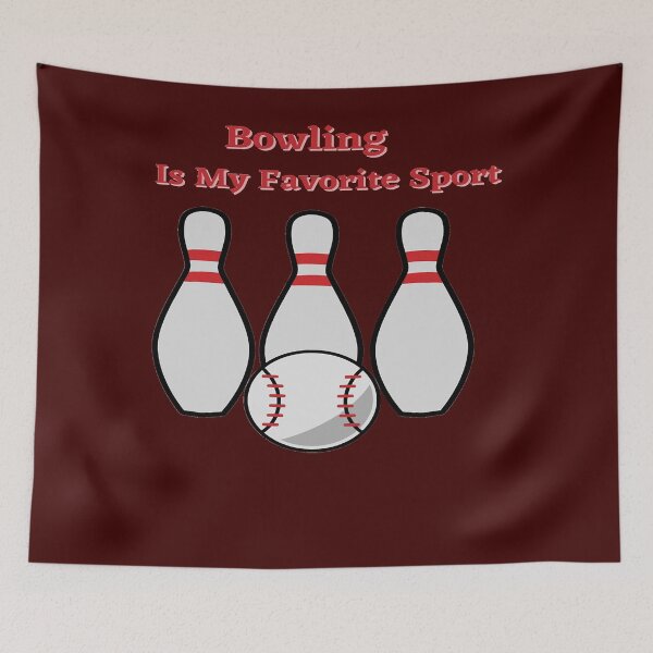 Item preview, bowling is my favorite sport Fitted V-Neck designed and sold by mansoorgautam.