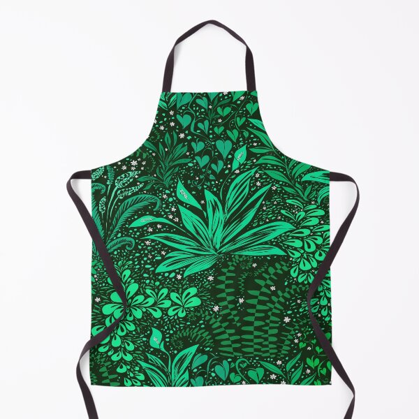Item preview, Lush Green Greenery Plant Pattern on Dark Background designed and sold by DilatorySloth.