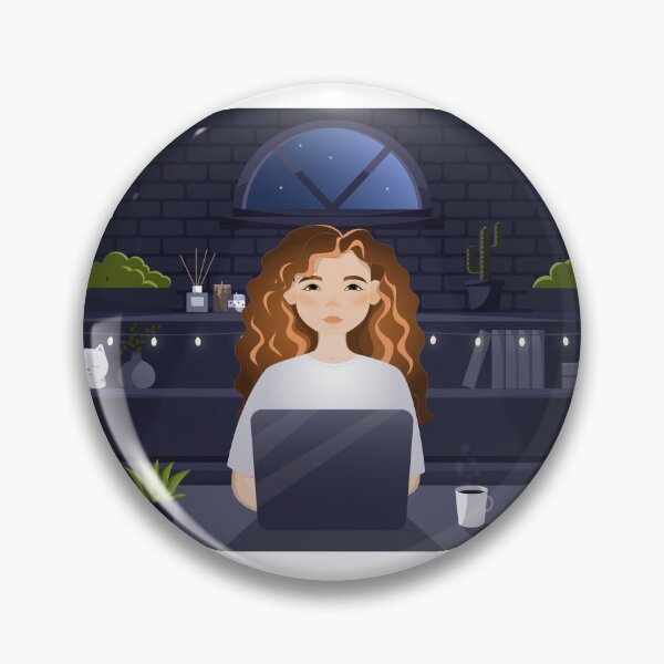 Item preview, woman working on laptop,businesswoman working on laptop, home office concept, student or freelancer, social networking, online learning, distance learning, online work, distance work	 designed and sold by SkadhiEir.