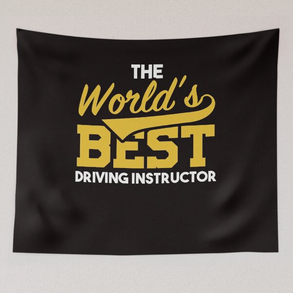 Item preview, Worlds Best Driving Instructor School Teacher Novice Driver designed and sold by TomGiantDesigns.