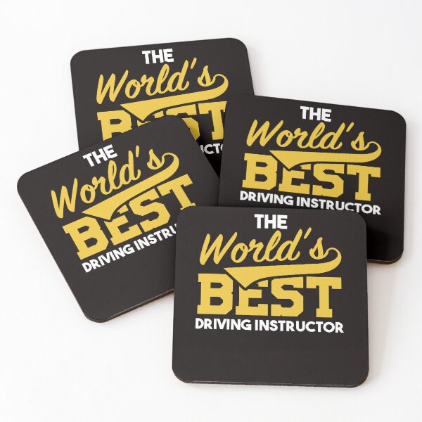 Item preview, Worlds Best Driving Instructor School Teacher Novice Driver designed and sold by TomGiantDesigns.
