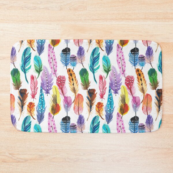 Item preview, Watercolor Colorful feathers  designed and sold by janeferwong.