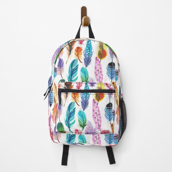 Item preview, Watercolor Colorful feathers designed and sold by janeferwong.