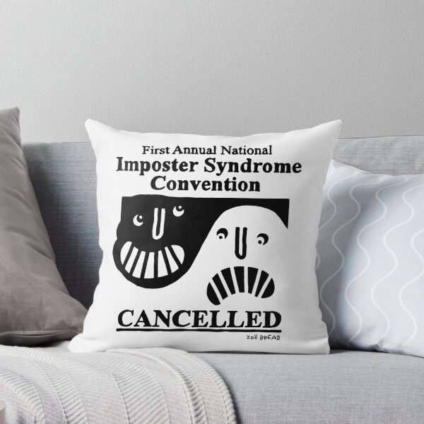 Item preview, imposter syndrome convention designed and sold by zoebread.