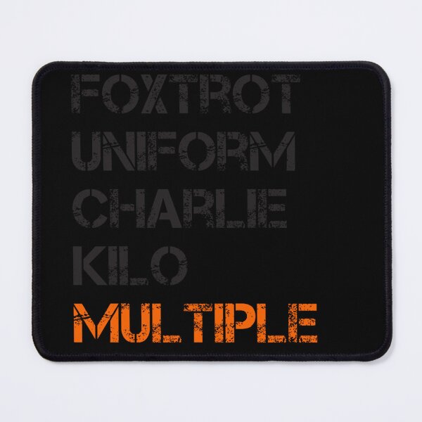 Item preview, Foxtrot Uniform Charlie Kilo Fuck Multiple Sclerosis designed and sold by Azhalltorm.