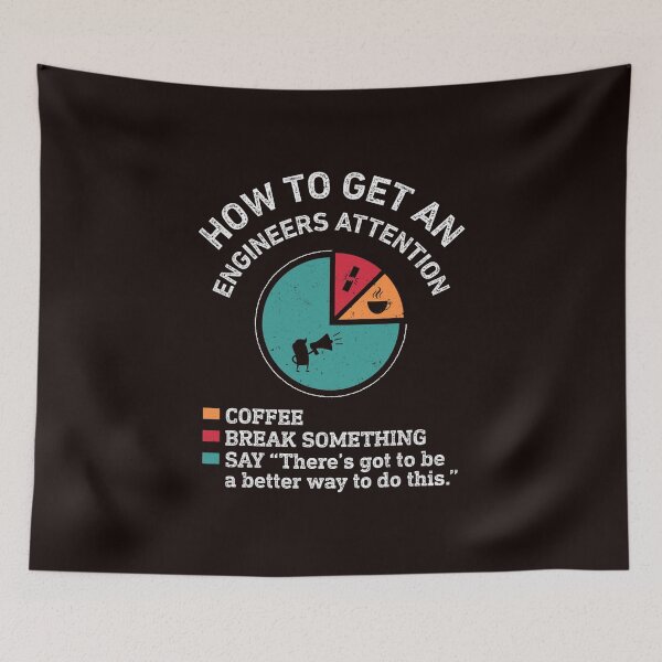 Item preview, How To Get An Engineers Attention Funny Engineer Engineering  designed and sold by JodieRilenge.