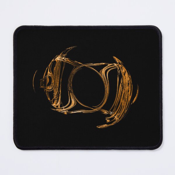 Item preview, 3D Fractal noise emblem, twisted, chaotic, metallic and shiny in Orange designed and sold by James-Cole.