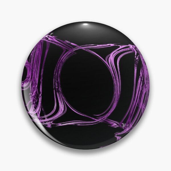 Item preview, 3D Fractal noise emblem, twisted, chaotic, metallic and shiny in Pink designed and sold by James-Cole.