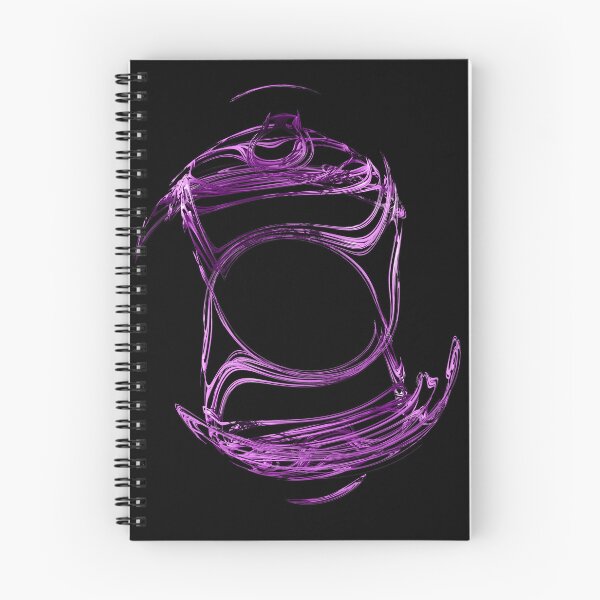 Item preview, 3D Fractal noise emblem, twisted, chaotic, metallic and shiny in Pink designed and sold by James-Cole.