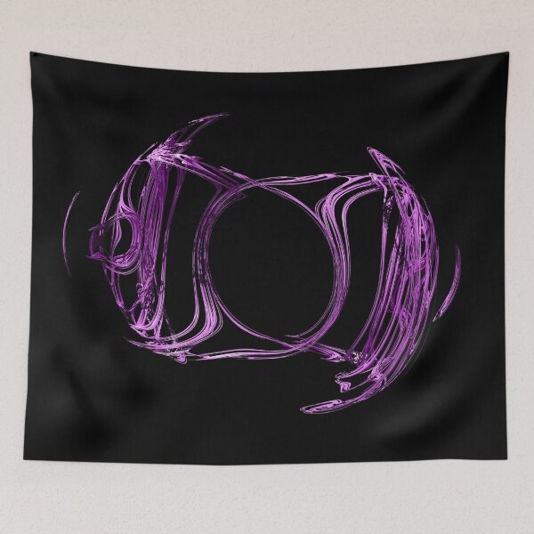 Item preview, 3D Fractal noise emblem, twisted, chaotic, metallic and shiny in Pink designed and sold by James-Cole.