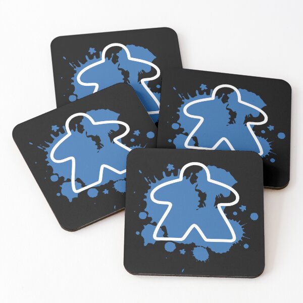 Item preview, Meeple abstracto - 'Meeple Minded' Azul designed and sold by MadeByMeeples.