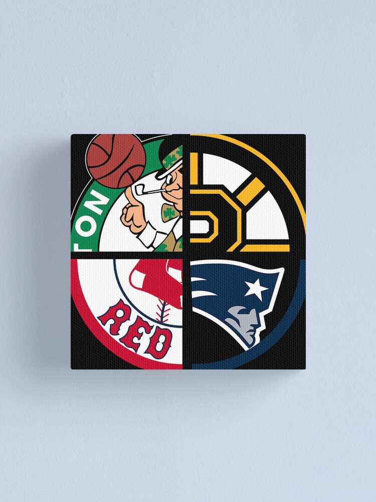 Boston Sports Sticker Mounted Print for Sale by NathanBetti09