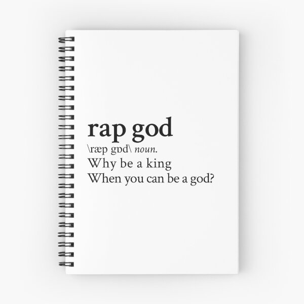 Artikelvorschau, Rap God von Eminem entworfen und verkauft von StickTheSong.