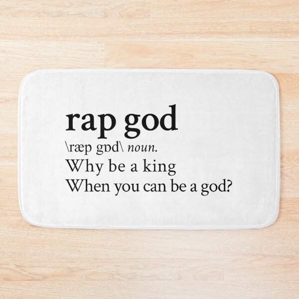 Item preview, Rap God by Eminem designed and sold by StickTheSong.